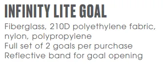 KWIK GOAL INFINITY PUP GOALS 6'