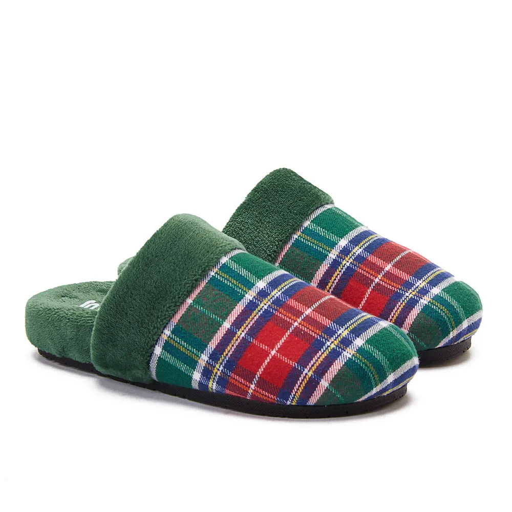 Snuggs Clogs Green checkered